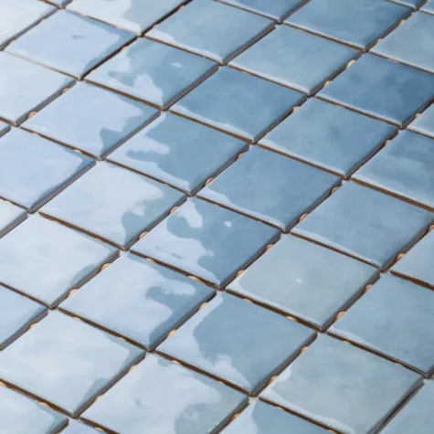 Piso Ceramico NORONHA AGUA MESH BR-(7.5x7.5cm) - (1.59m2)