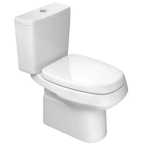 INODORO DECA -MONTECARLO BAJA- (BLANCO) - KIT
